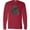 Red, variant on Inktastic Plague Doctor Spooky Gothic Graphic Long Sleeve T-Shirt