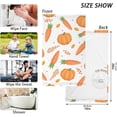 thumbnail image 3 of SKYSONIC 16"x28" Face Hand Towel Set, Orange Carrots Autumn Leaves Cotton Washcloths, Quick-Dry Highly Absorbent Bath Towels 2 PCS for Bathroom Ktichen Travel SPA Gym, 3 of 7