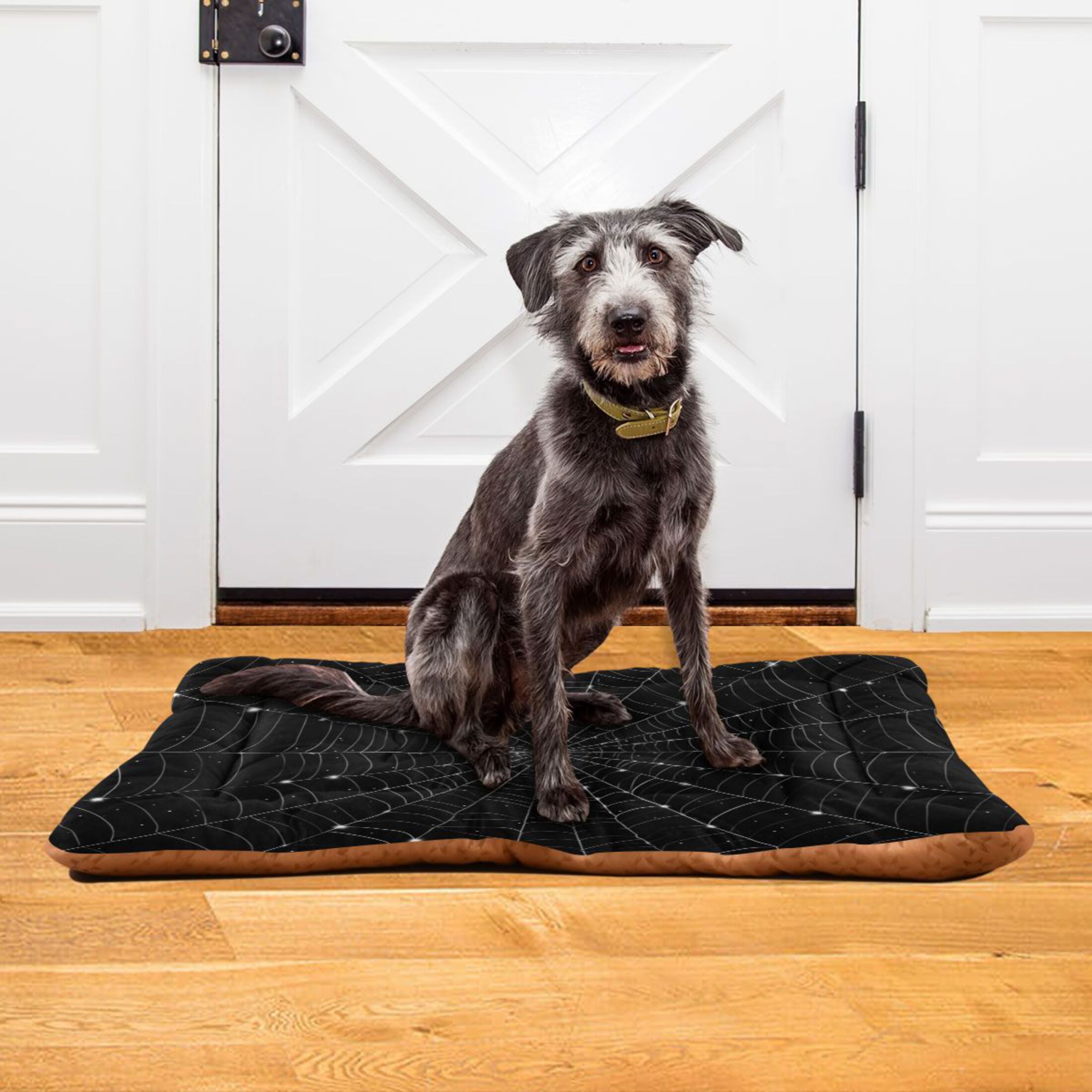 Cozy Mat Pet Bed Indoor Outdoor Warm Soft For Cat Dog Puppy(S/M) Grid Pattern
