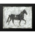 thumbnail image 2 of Harper, Ethan 14x12 Black Modern Framed Museum Art Print Titled - Equine Silhouette I, 2 of 5
