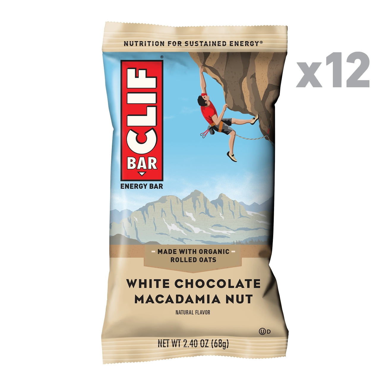 CLIF Bar® White Chocolate Macadamia Nut Energy Bars 122.4 oz. Bars