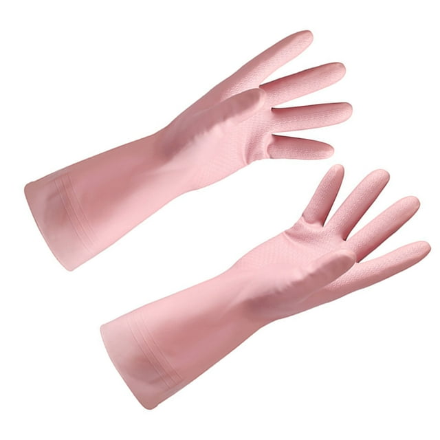 Guantes de Limpieza de Goma, Guantes de Limpieza Domémicos Impermebles Reutilizables para El Hogar
