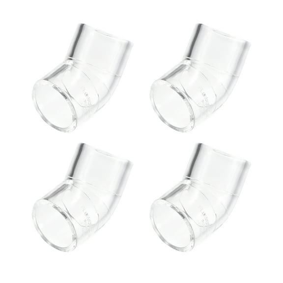 4Pack Pipe Elbow Connector, 25mm/0.98" 2 Way Elbow for Aquariums