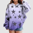 thumbnail image 5 of Ccpelsie Fashion Print Sweatshirt for Girls Toddler & Kids Big Girl's Little Girl's Pullover Hoodies(Dark Purple,2-3 Years), 5 of 8