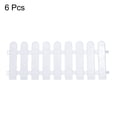 thumbnail image 3 of Cercas de plástico Unique Bargains 19.7x7.9 pulgadas Blanco Paquete de 6, 3 of 5