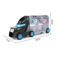 thumbnail image 4 of Camión contenedor portátil de One Piece para niños (camión contenedor negro, 6 coches aleatorios), 4 of 4