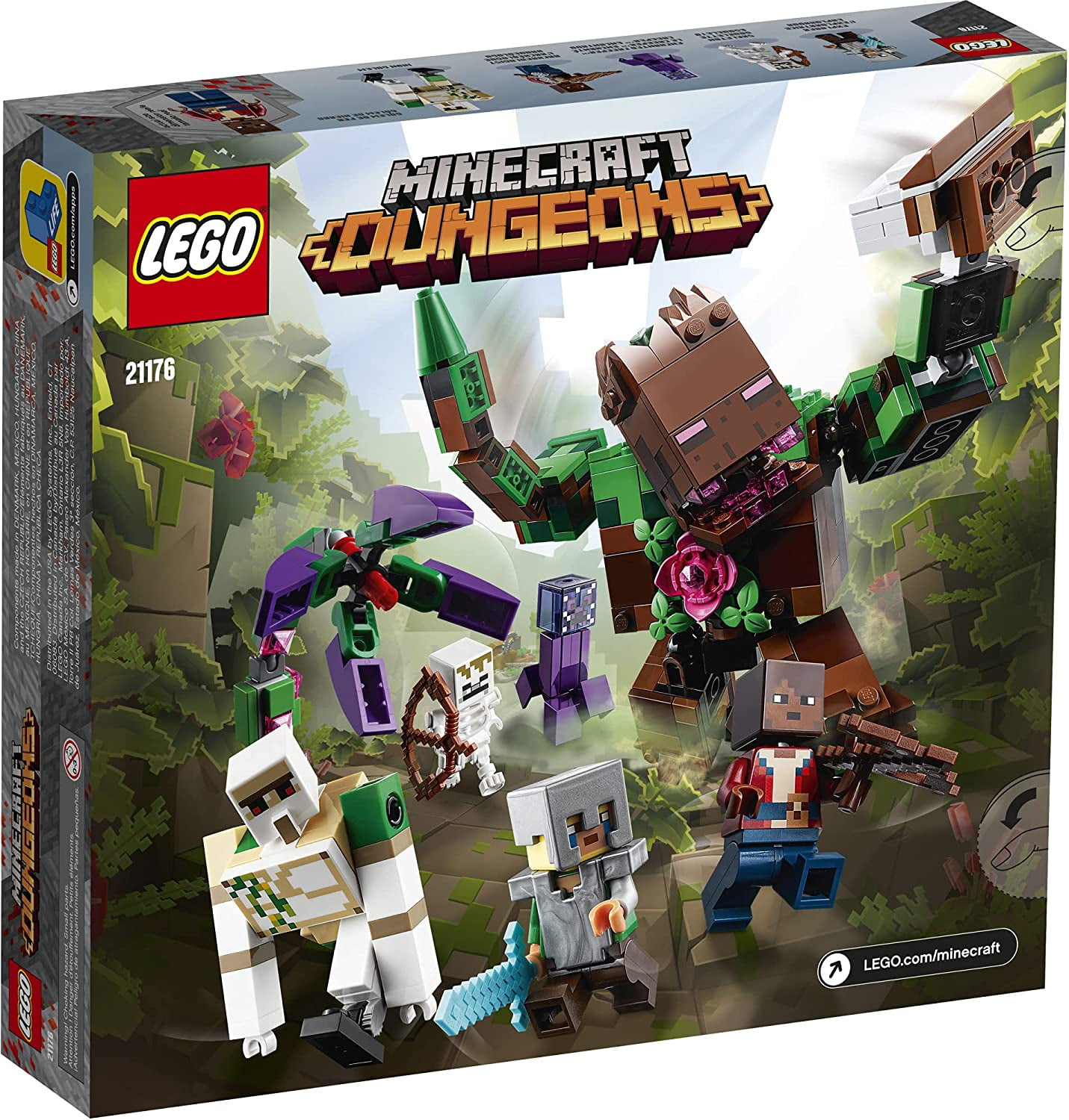Minecraft Jungle Abomination 21176 Playset; Fun Minecraft Dungeons Exploring Toy for Kids; New 2021 (489 Pieces) - Walmart.com