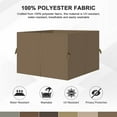 thumbnail image 4 of Aoodor 10' x 10' Gazebo Curtain Set Protecting Privacy Side Walls 4 Panels, Curtain Only - Light Coffee, 4 of 10