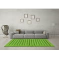 thumbnail image 3 of Ahgly Company Indoor Round Abstract Green Modern Area Rugs, 4' Round, 3 of 4