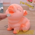thumbnail image 4 of Cute Pig Coin Money Bank, inastillable Piggy Bank para niños, Creative Money Bank, puede almacenar 1000 monedas, el mejor juguete de regalo Bitrthday, Squint Piggy Adepaton WMZL-655-1, 4 of 9