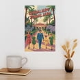 thumbnail image 3 of Vintage Retro Travel Poster Wall Art Zoologico Guadalajara Mexico Zoo Family Fun Exotic Animals Print Poster, 3 of 8