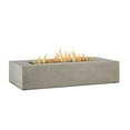 thumbnail image 2 of Hillview Bay 56 Inch Rectangular GFRC Propane Fire Pit Table in Flint by BBQGuys Signature, 2 of 2