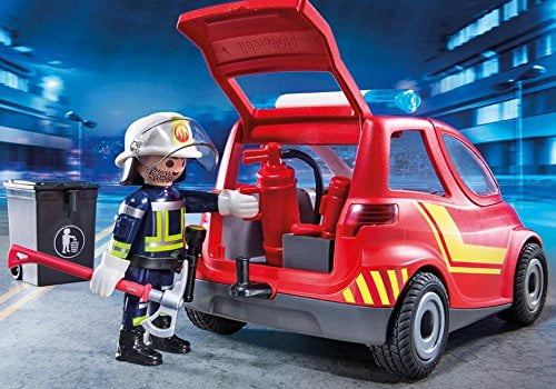 playmobil fire car 9235