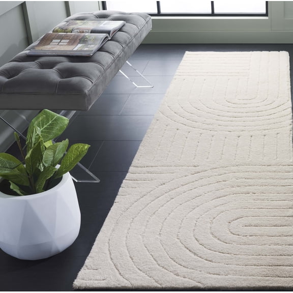 Safavieh Mykonos Rosalynne Geometric Runner Rug, Ivory, 2'3" x 8'