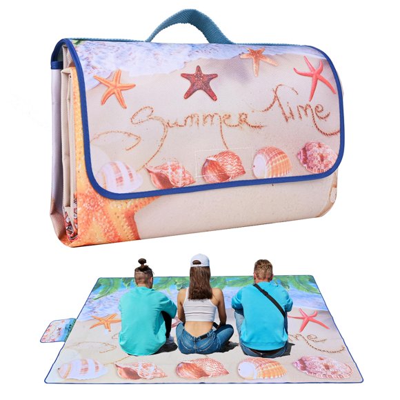 Manta de pícnic plegable DanCoom, impermeable, 150 x 200 cm