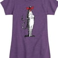 thumbnail image 3 of Dr. Seuss - Cat In The Hat Costume - Girls Toddler And Youth Fitted Short Sleeve Tee, 3 of 6