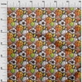 thumbnail image 3 of oneOone Viscose Chiffon Orange Fabric Sports Basket & Football Sewing Fabric By The Yard Printed Diy Clothing Sewing Supplies 42 Inch Wide, 3 of 4