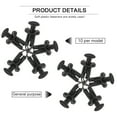 thumbnail image 2 of Fznkrag 190Pcs Car Retainer Clips Auto Bumper Retainer Clips Push Bumper Fastener Rivet Clips with 6 Size Universal Plastic Fender Clips, 2 of 8