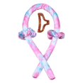 thumbnail image 3 of 2X Diadema con Varilla para Rizar Sin Calor, Rizos Ondulados, Rizador Perezoso, Conjunto de Herramientas, Teñido Anudado Rosa Yinane Varilla que se encrespa sin calor, 3 of 8