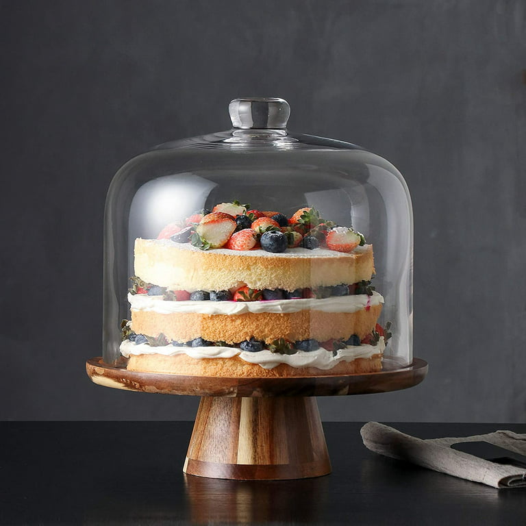 Large Glass Cake Stand