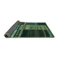 thumbnail image 2 of Ahgly Company Indoor Square Southwestern Turquoise Blue Country Area Rugs, 8' Square, 2 of 4