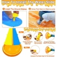 thumbnail image 4 of Tobogán acuático iGeekid de 9 m con rociador para niños y adultos con Acc, 4 of 6