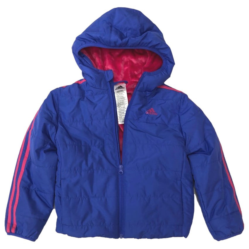 Aparte Cordelia Convocar Adidas Girls Blue & Pink Ski Jacket Winter Coat Medium (10-12) - Walmart.com