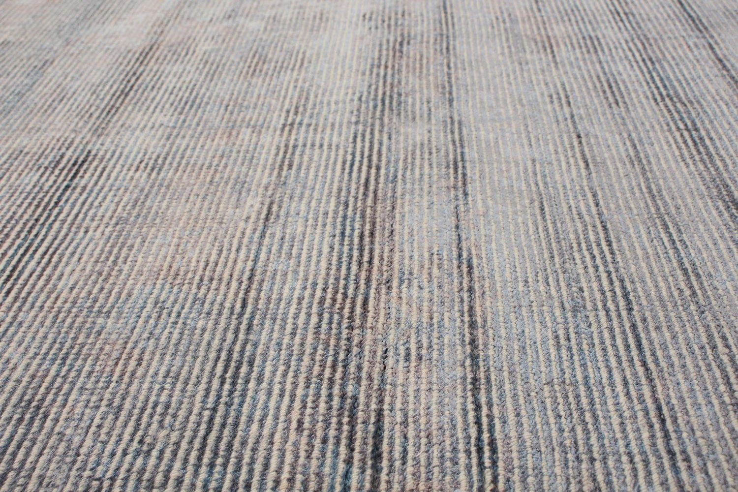 ECARPETGALLERY 5'0" x 7'8" Transitional Galleria Hand Loomed Area Rug for Living Room, Dining Room and Bedroom in Blue