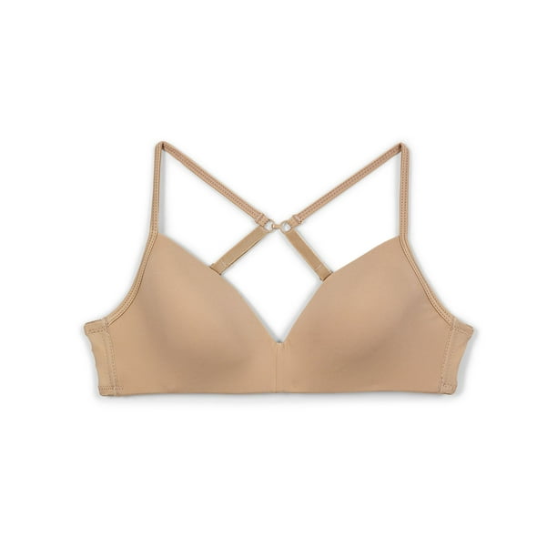 Maidenform Girls Molded Soft Cup Bra, 32A, Nude 