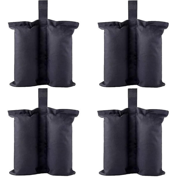 M Bolsa de pesas con doble costura resistente, pesas para piernas para toldo plegable, tienda de campaña con pesas, bolsa de arena, bolsa para exteriores, color negro Baobao
