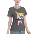 thumbnail image 2 of T-Shirt Basique à Manches Courtes pour Femmes Édition Sailor Moon Q Tsukiha, 2 of 6