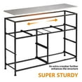 thumbnail image 2 of REAHOME 8 Drawer Steel Frame Bedroom Storage Organizer Dresser, Dark Taupe, 2 of 7
