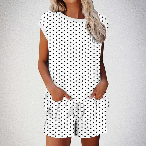 Ndbuld Women Summer Cotton Linen Short Sets 2 Piece Shorts Top Lounge Beach Vacation Two Piece Outfits Tracksuits White L