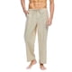 thumbnail image 2 of TRKIYQC Hombres Moda Pantalones Sueltos Color Sólido Ligero Cordón Cintura Elástica Pantalones Primavera Verano Casual Jogger Pantalones Pantalones De Chándal TRKIYQC moda, 2 of 8