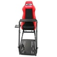 thumbnail image 3 of Ikon Motorsports Red PVC Racing Simulator Steering Wheel Stand Compatible with Logitech G29 Thrustmaster Shifter, 3 of 7