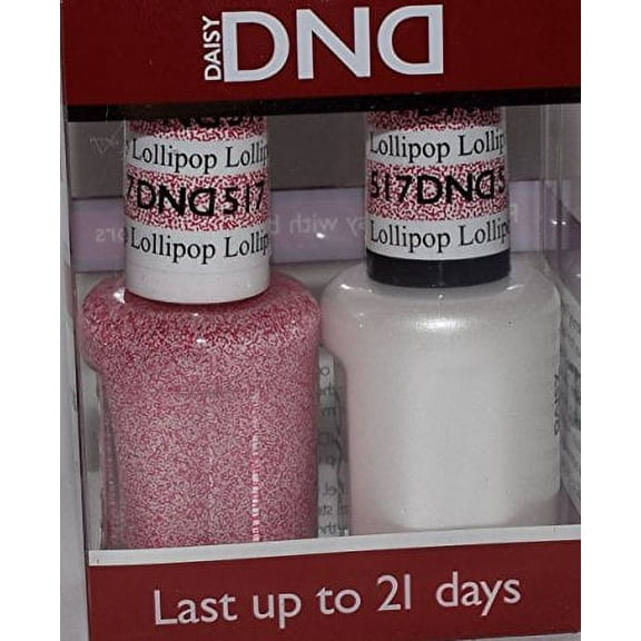 DND Nail Polish Gel & Matching Lacquer Set (517 - Lollipop)