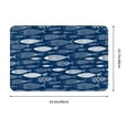 thumbnail image 3 of Goofa 16"x24" Inches Ornamental Fish Doormats for Outdoor Entrance - Non-Slip Welcome Mat, Heavy Duty Door Mats Outdoor, Spring Doormat, 3 of 9