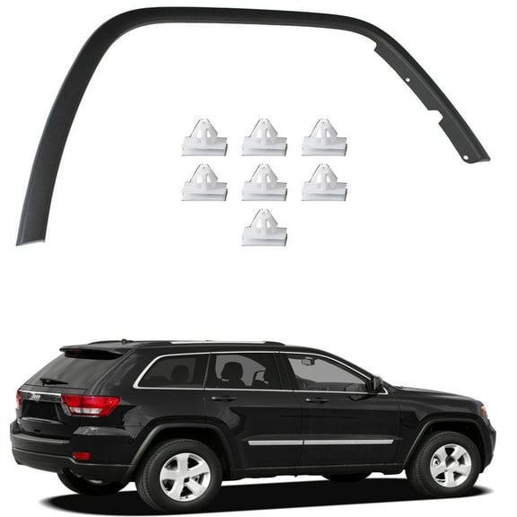 SEBLAFF Front Passenger Side Paintable Factory Style Wheel Fender Flares Replacement for 2011-2017 Jeep Grand Cherokee 1MP38RXF1AE