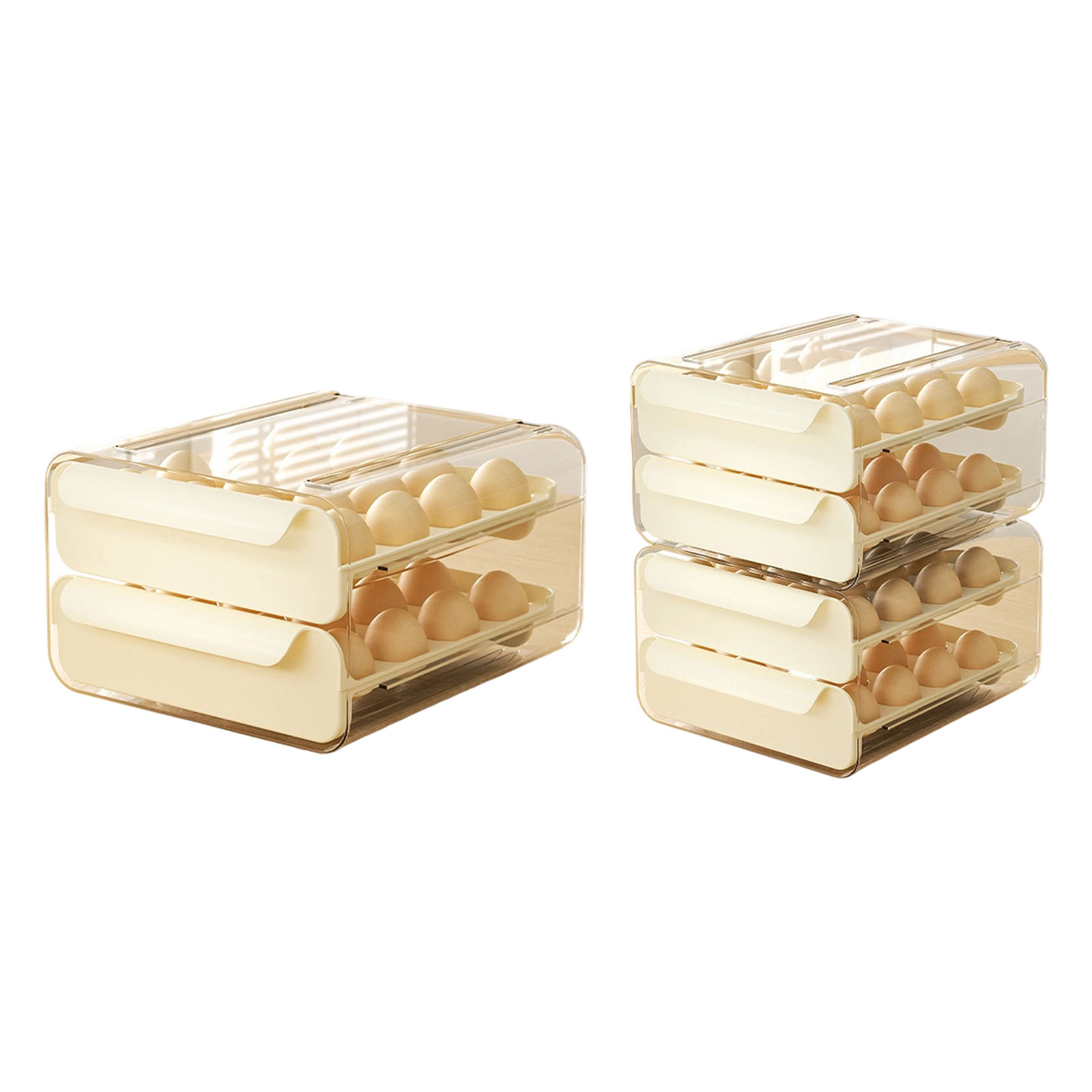 Refrigerator Eggs Holder Featuring Easy Washing PET PP for Home Kitchen Organization