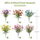 thumbnail image 2 of Flores artificiales ShareConn para decoración de primavera al aire libre, 40 paquetes, 2 of 7