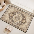 thumbnail image 6 of Washable Vintage Kitchen Mat 31"x20" Non Slip Soft Plush Low Profile Kitchen Rug, Distressed Medallion Oriental Style Sink Mat for Laundry Room Bedroom Office, 6 of 6