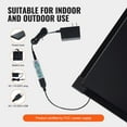 thumbnail image 4 of Erasable Lighted Chalkboard 16x24 Inches - Glow in The Dark Drawing Board with Neon Markers, Dimmable Remote, UL Tested for Safety, 4 of 11