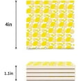 thumbnail image 3 of FMSHPON Lemon Set of 4 Coaster for Drinks, Absorbent Ceramic Stone Coasters Cup Mat with Cork Base for Home Kitchen Room Coffee Table Bar Decor, 3 of 4