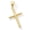 10K Yellow Gold, variant on 14k Yellow Gold Petite Cross Pendant Charm- No Chain