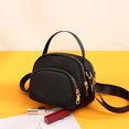 thumbnail image 4 of WRKEKC Clearance Nylon Mini Shoulder Bag for Women, Compact Crossbody Purse with Adjustable Strap, Multi-Zipper Pockets for Essentials, Lightweight Daily Use, 4 of 6