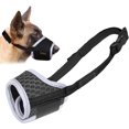 thumbnail image 1 of GFDYREE Dog Muzzle Anti Biting Barking and Chewing with Comfortable Mesh Soft Fabric and Adjustable Strap, Suitable for Small, Medium and Large Dogs(Black(3D Mesh),L), 1 of 7