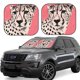 thumbnail image 1 of Fotbe Pink Cheetah Art Juego de 2 Piezas de Parasoles para Parabrisas | Bloqueador Solar para Auto | Accesorios Plegables para Protección Solar Interior-Medium, 1 of 6