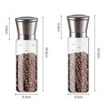 thumbnail image 2 of Salt And Pepper Grinder Refillable Stainless Steel Salt And Spice Shakers,adjustable Glass Body, 2 of 4
