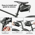 thumbnail image 2 of ROCKBROS EVA Hard Shell Bicycle Saddle Bag with Reflective Strip, 1.5L Capacity, Secure Mounting Bracket for Road & Mountain Bikes, 2 of 6