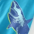 thumbnail image 4 of Hiijoy Boys' Summer T Shirt Shark Print Short Sleeve Casual T-Shirt, Sizes 1-8, 4 of 7